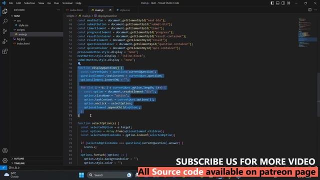 Quiz Website Design Using Html css javascript | Javascript Quiz App