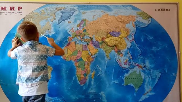 ВЕСЕЛУХА !!! УЧУСЬ ЧИТАТЬ ПО КАРТЕ МИРА. Видео для детей смотреть онлайн