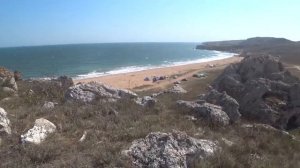 Крым. Генеральские пляжи .Розовые озера.