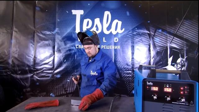 Сварка полуавтоматом нержавейки. Аппарат Тесла МИГ 315. Толщина металла 1мм. смотреть онлайн