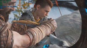 God of War запуск на GTX 1050 TI + i5-10400f + Test AMD FidelityFX Super Resolution