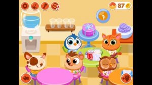 Bubbu School - Friends in Cafeteria! Бубу Школа - с Друзьями в Школьной Столовой! Развивающая игра