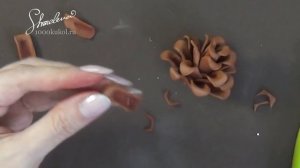 Открытый мастер класс Шишка из фоамирана