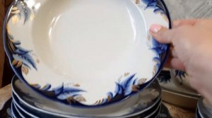 Винтажный столовый сервиз.Барановский фарфоровый завод.