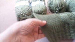 Обзор пряжи Кроссбрет Бразилии Пехорка. Получился прекрасный фисташковый кардиган.