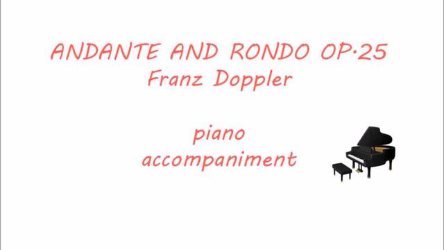 Andante and Rondo piano accompaniment смотреть онлайн