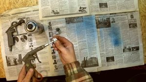 КРАСКА В БАЛЛОНЧИКЕ. Как прочистить распылитель ?