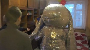 ПОЗДРАВЛЕНИЕ КРИСТИНЫ* Ростовая кукла Зайка