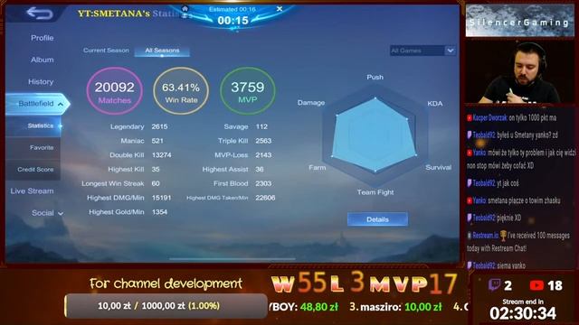 MOBILE LEGENDS LIVE STREAM, RANKED GAMES | 1800 POINTS | ROAD TO 2K POINTS