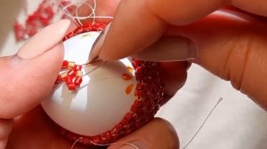 Мастер-класс. Пасхальное яйцо из бисера.