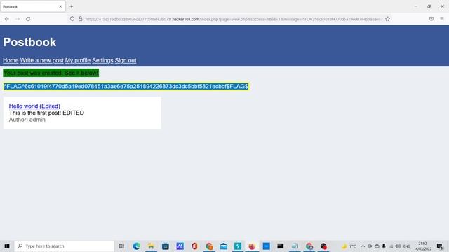 Hacker101 CTF - Postbook  | (All Flags) | Web Challenge