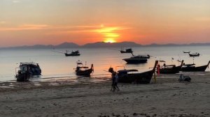 Klong Muang beach sunset 2019