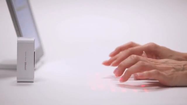 Лазерная проекционная клавиатура - Celluon Magic Cube (маленькая виртуальная клавиатура) смотреть онлайн
