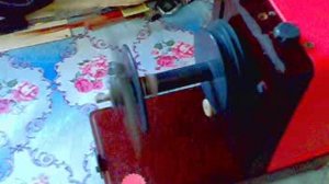 Работа электрической прялки