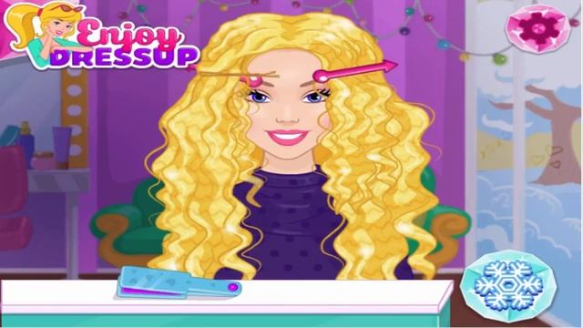 Мультик барби Зимние тренды прически Салон красоты барби #МалинкиDOLL смотреть онлайн