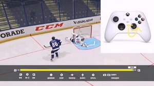 Сейв Василевского в NHL 22 обучение. Vasilevskiy save behind the puck tutorial in NHL 22.