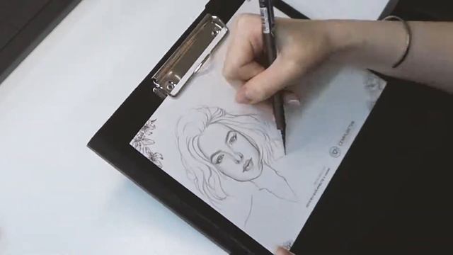 Скетчи на открытке от Семицветика. Открытка ручной работы