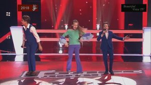 'Volare'. Robert/Angelina/Anton. The Voice Kids Russia 2018.