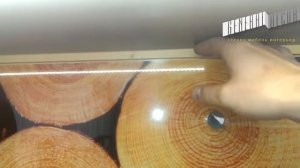 Стеклянный фартук в дом из бруса