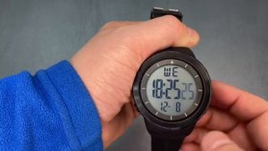 Часы для плавания OHSEN 1805 с Aliexpress. Часы с алиэкспресс мужские спортивные.