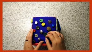 Развивающий кубик из фетра своими руками