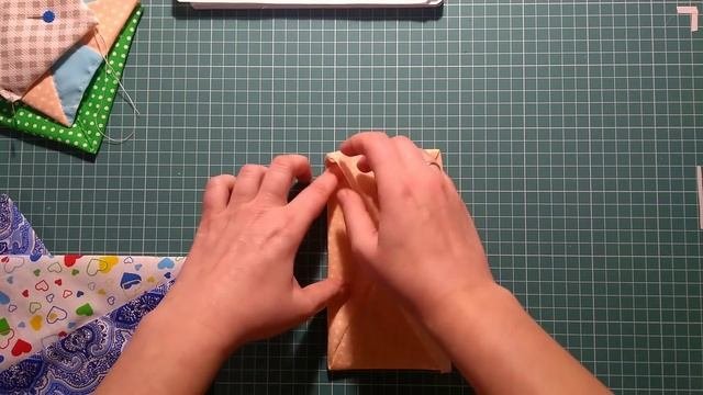 Пэчворк для начинающих. Шьем без машинки двухсторонние блоки.