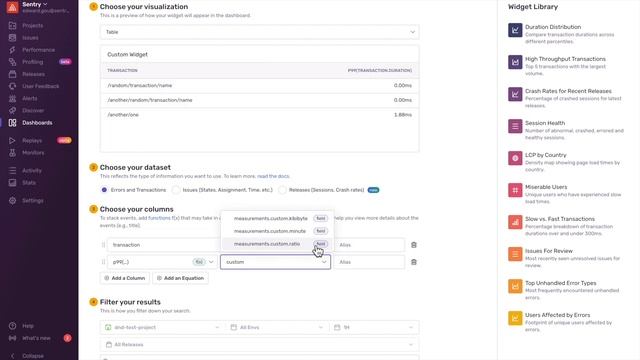 Sentry Custom Performance Metrics смотреть онлайн
