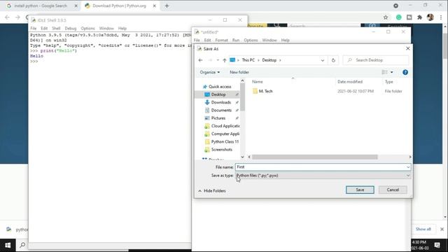 Computer Science Class XI (11) CBSE 2021-22 | #27 | Python 3.9 Installation in Windows 10 & Ubuntu