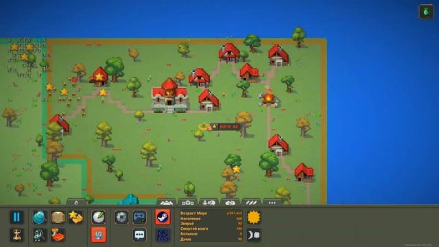 Я заставил 100 ГЕНИЕВ сражаться против 10 БОГОВ - WorldBox ! смотреть онлайн