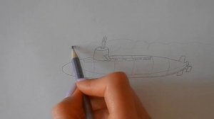 Как нарисовать ПОДВОДНУЮ ЛОДКУ, Рисуем Просто/792/How to draw a SUBMARINE