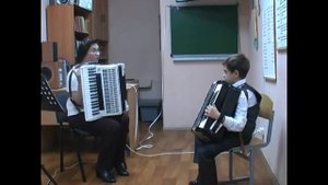 Филатова Галина Михайловна.  Первые шаги в  обучении игре на аккордеоне