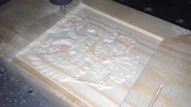 Фрезеровка герба России смотреть онлайн