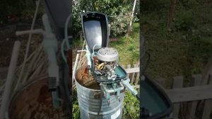 мотор ветерок 8 переделанный под китайский карбюратор альфа 110