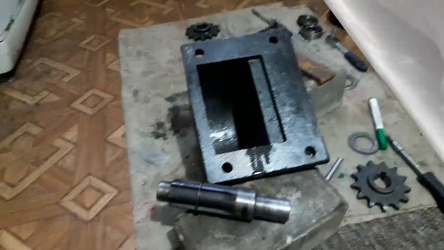 Ремонт привода фрезы мототрактора  Converted