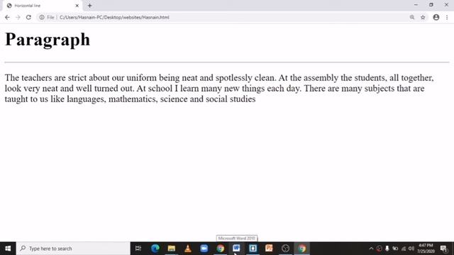 Html Horizontal Line Tag? lec #5 смотреть онлайн