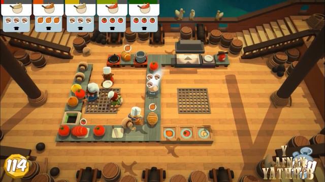 Overcooked HD Multiplayer Completed LEVEL 1 PC