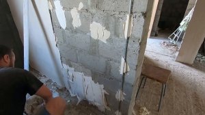 ГИПСОВАЯ штукатурка стен по маякам. быстро и просто