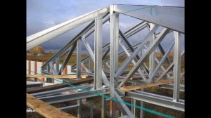 Каркасный гараж по технологии ЛСТК