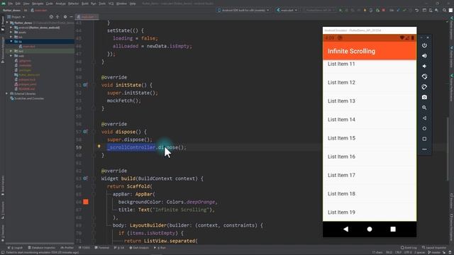 Flutter - Infinite Scrolling Pagination for ListView | Flutter UI Design Tutorial