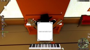 Giorno's theme piano sheet Roblox