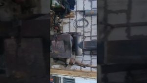 Дровяная печь на масле отработке