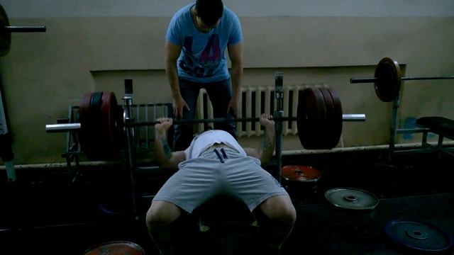 Жим лежа с паузой на груди 3 ск 170кг*2 смотреть онлайн