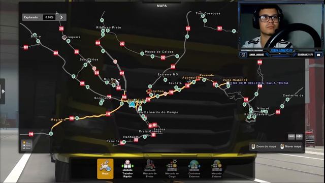 ETS 2 - Conhecendo Novo mapa Brasileiro смотреть онлайн