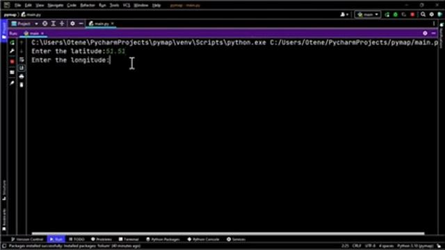 Create a Map using 8 lines of Python Code. @pythonscientist #pythoncodes #pythonprojects