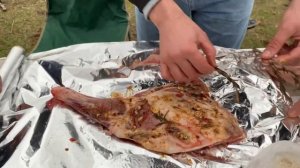 Баранья лопатка в фольге. И очень вкусный бульон!!!