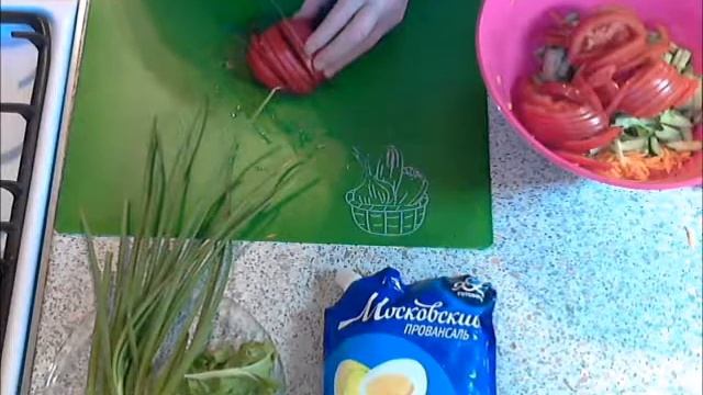 САЛАТ АССОРТИ "ЛЕТНИЙ" ИЗ СВЕЖИХ ОВОЩЕЙ НА СКОРУЮ РУКУ. ПРИГОТОВИТ ДАЖЕ РЕБЁНОК!!!