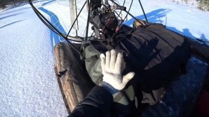 Катаюсь, вместо снегохода на Аэролодке Берег 35