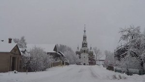 Проезжаем Старополье. Сланцевский район. 02.01.2021.