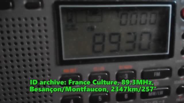 21.06.2020 06:45UTC, [Es], France Culture, Франция, 89.3МГц, 2347км