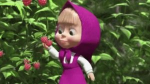 Маша кушает машину